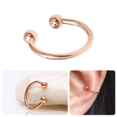 Women's Ear Cuff Daily 14Kgp Basic Ear Cuff (10705938)