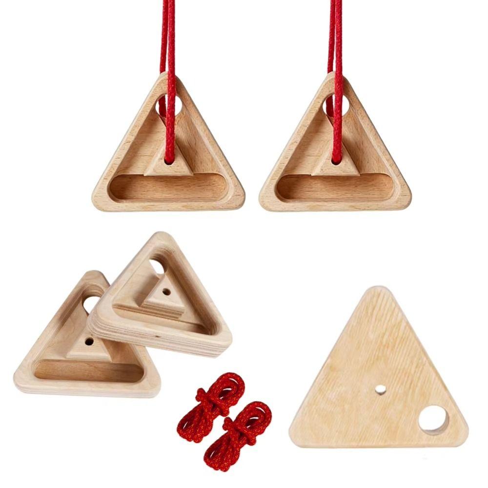 Wooden Climbing Fingerboard Reusable Finger Strengthen Board Rock Climb Board Outdoor Sports