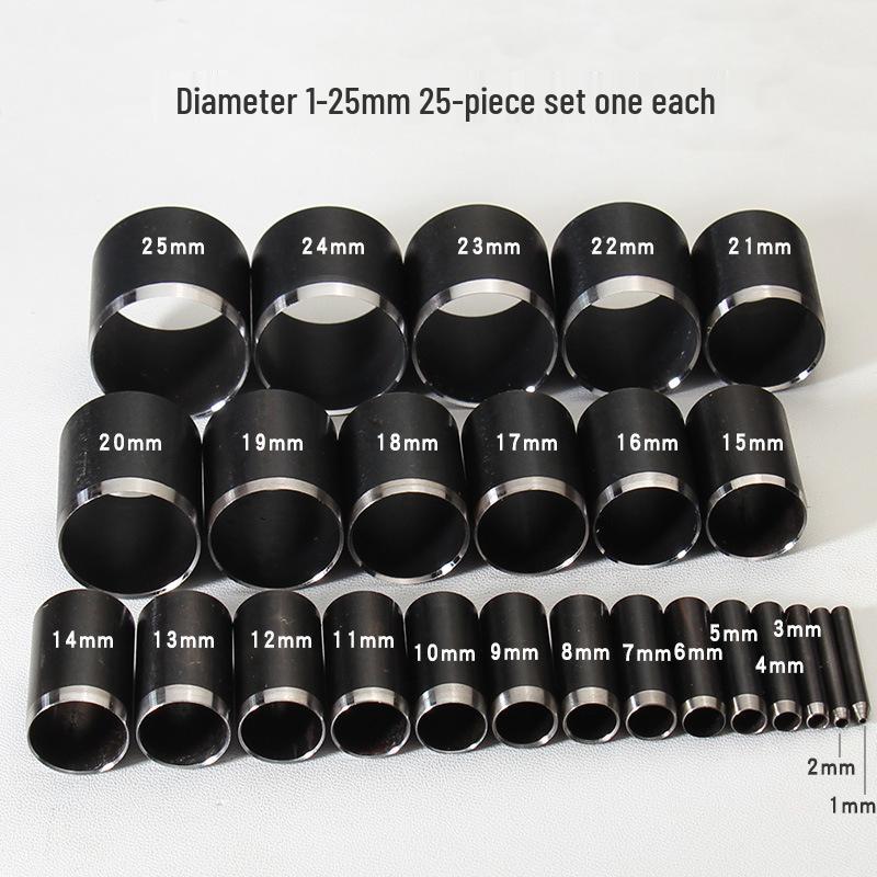 

Набор круглых стальных пробойников для кожи ручной работы для вырубки своими руками