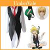 The Seven Deadly Sins Meliodas Cosplay Costume For Halloween Parties**