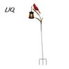 Ornements de jardin avec lumières Solaire Martin-pêcheur Luminaire sur piquet, Art de jardin en métal pour oiseau Lanterne suspendue, Piquets décoratifs à allumage automatique LED Étanche Extérieur Patio