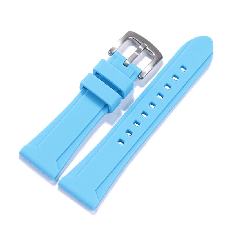 Soft Silicone Rubber Watch Strap 22mm 24mm 26mm Men Women Sport Waterproof Breathable Wrist Band Replacement Bracelet Belt