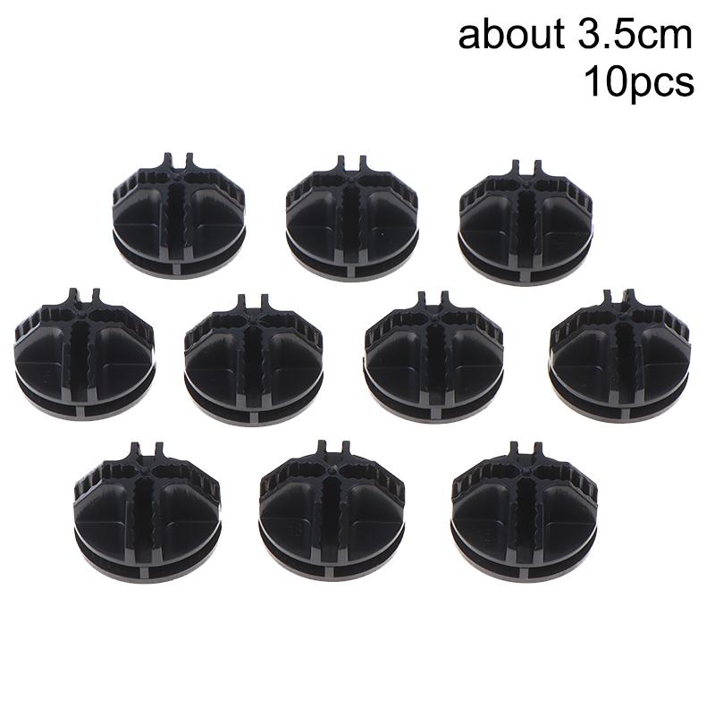 DIY Closet Shoe Rack Connectors 10Pcs Durable Plastic Cube Fasteners for Wire Grid Shelf Home Storage Organization