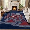 Detroit Tigers Carpet Door Mat for Living Room or Bedroom Protective Mat Under Chair Office Decoration Christmas Gift Birthday Present
