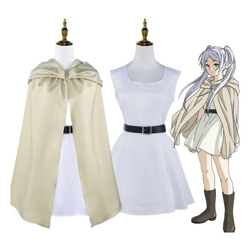 Elegant Polyester Anime Cosplay Costume For Frieren Characters All Sizes Available