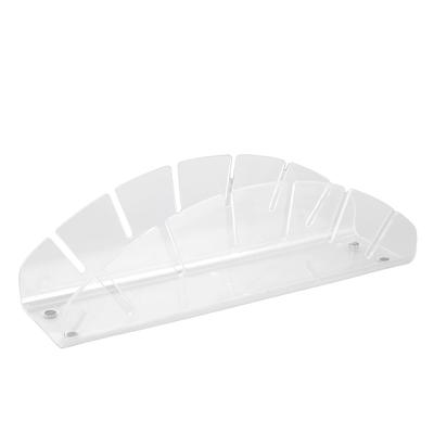 Baseball     Plastic Hat Display Storage Stand Rack Holder Fanshaped Transparent