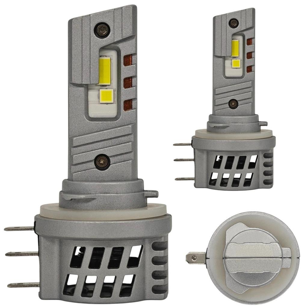 2 Pcs H15 LED Bulbs 12V CANBUS CSP 12000lm Strong White Light Off-Road