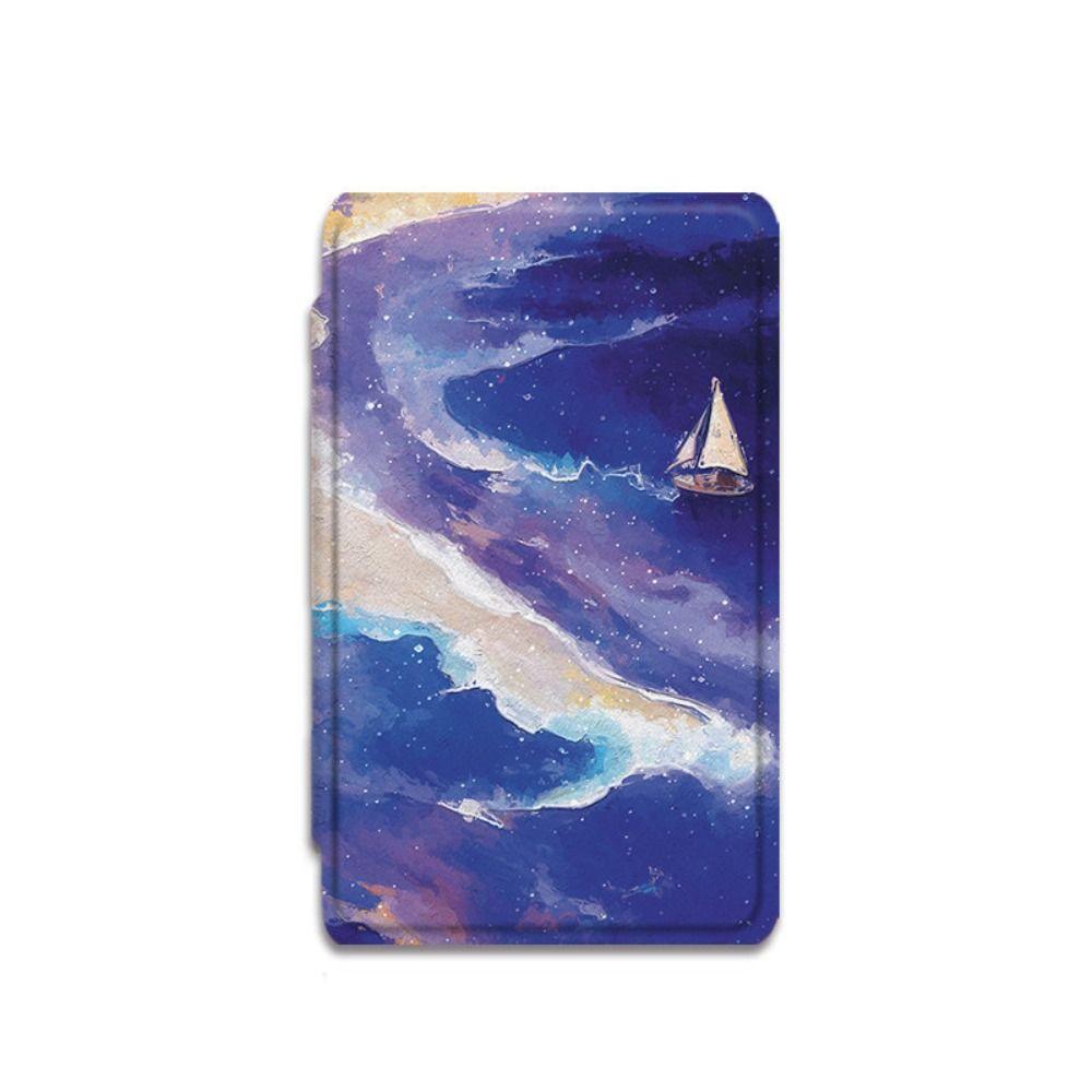 Anti-fall Protective Cover Oil Painting Design Folio Shell Magnetic Case for XTEINK X4/X3