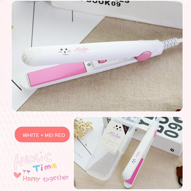 3 In 1 Hair Iron High Quality Flat Iron Straightening Hot Comb Mini Professional Hair Straightener & Curling Iron Styling Tools