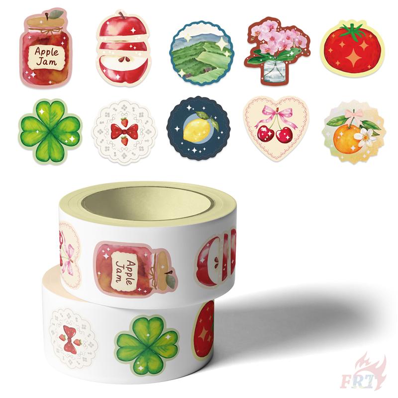 500Pcs/Roll Little Happiness - Lucky Life Kids Rewards Stickers - DIY Scrapbooks Album Decor Sealing Label Decals