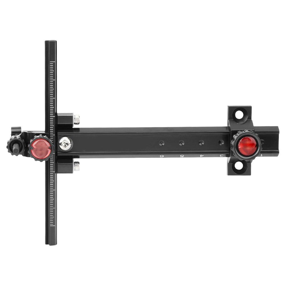 Metal T Sight Recurve Bow Aluminium Alloy Archery Accessories for Competitive Raceblack