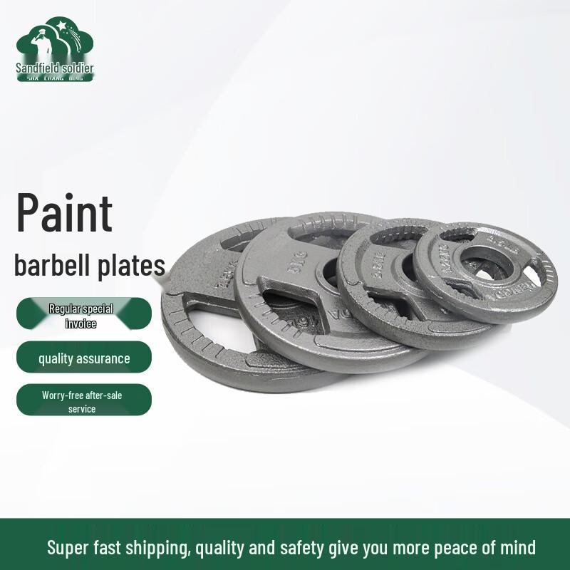 Shachangbing 2.5kg Three-Hole Cast Iron Weight Plate