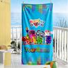 Numberblocks Personalized Text Beach Towel High Absorbency & Quick-Dry Perfect for Traveling Yoga Camping and Swimming