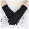 Warm Gloves Three-Line Cycling Rabbit Velvet Men'S And Women'S Fashion Cold-Proof Touch Screen Velvet Outdoor Autumn And Winter Gloves