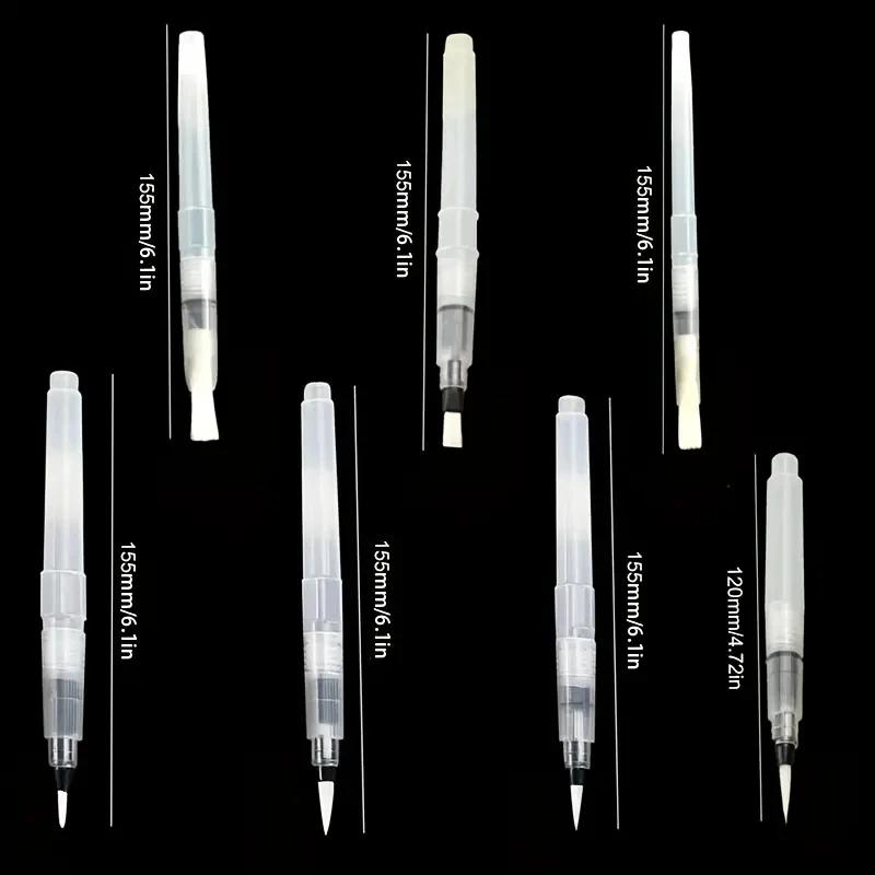 7pcs Watercolor Brush Pens Refillable Watercolor Brush Pens Water Paint Brushes For Watercolor Painting
