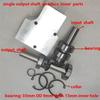AAAN-Gearbox-90 Degree Steering Gearbox-1.5M 19T Spiral Bevel Reversing Corner Device 1 To 1 15Mm Output Shaft Gear Set Commutat