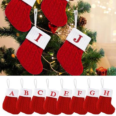 1PC Xmas Socks Christmas Stocking Christmas Decorations Capacity Bag Decorations Candy High Gif T6C7