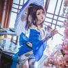 Nieznany taniec ognia cos kostium urok język cosplay seksowna odzież pełny zestaw peruka wachlarz damskie kimono