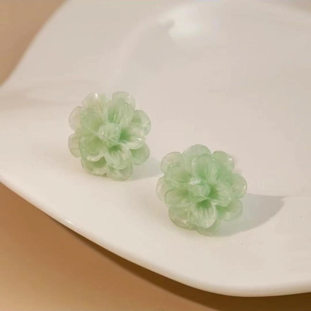 Handmade 2025 Refreshing Blue Beaded Stud Earrings - Unique High-End Vacation Style Design