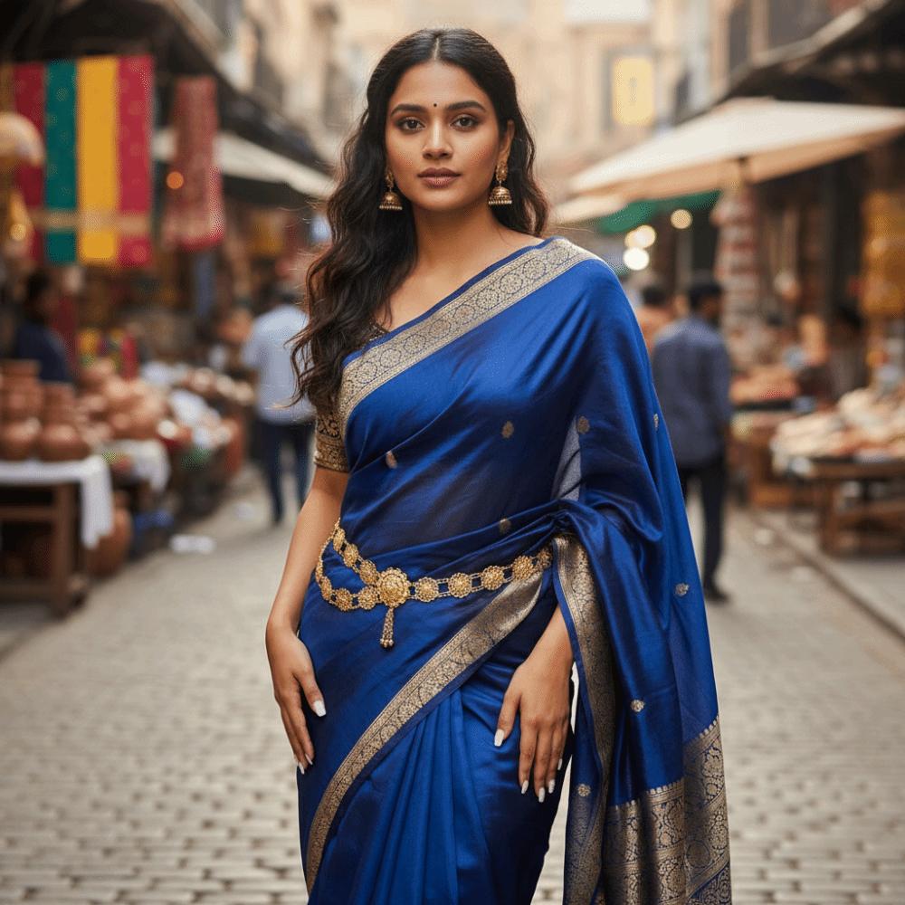 Carved Design Water-Sprinkling Festival Waist Chain Retro Metal Belt  Festival