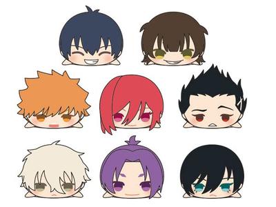 Mochi Mochi Mascot Blue Rock 8 Pieces BOX Vol.2