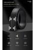 High-End Men's Genuine Leather Belt with Automatic Buckle - No-Tooth Design for Casual and Business Wear