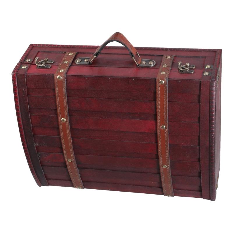 Multipurpose Decorative Wood Storage Box for Small Items and Jewelry with Antique Styles and Vibranting Color Designs