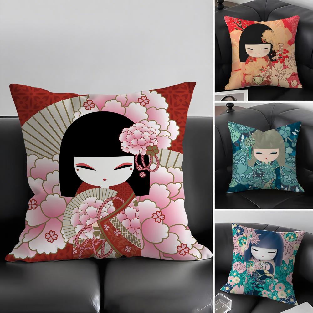 KKimmidoll Cute Cushion Cover Pillowcase Ultra Soft Skin Friendly Fabric Cloud Like Comfort Concealed Zipper