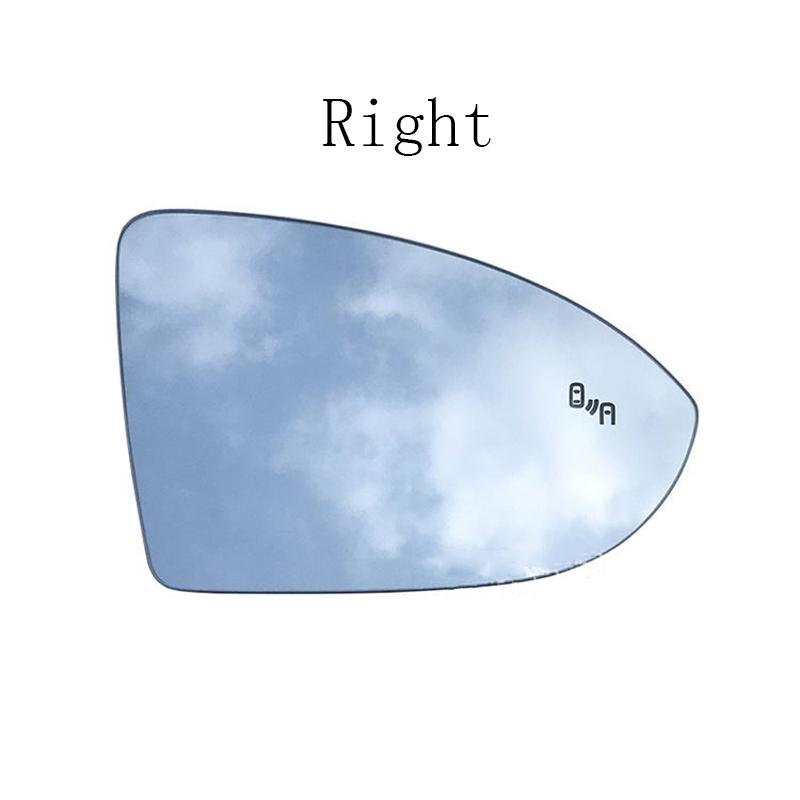 Left Right Heated Blind Spot Warning Wing Rear Mirror Glass for VW Gti Golf MK7 2014- E-Golf 2014- 5G0857521 5G0857522