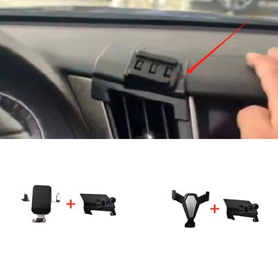 1Set Plastic Material For 2018-2020 Infiniti Q50 Special Car Phone Holder Fixed Bracket Stand Mobile Gravity Linkage