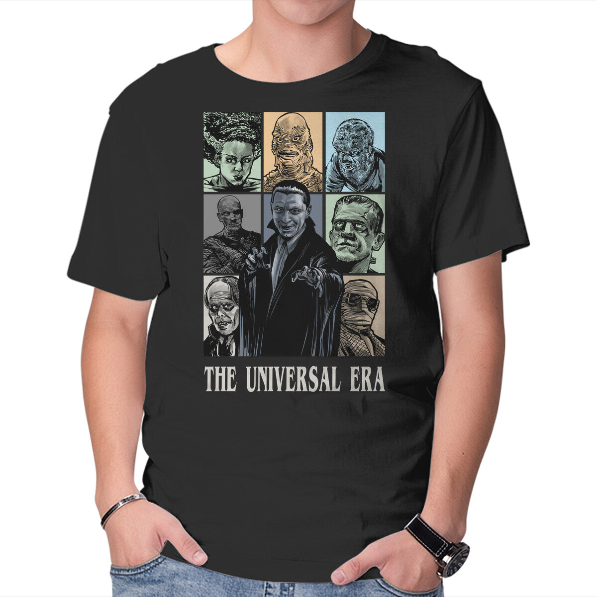 Unisex Crew Neck T-Shirt The Universal Era Graphic Short Sleeve Casual Tee XXL