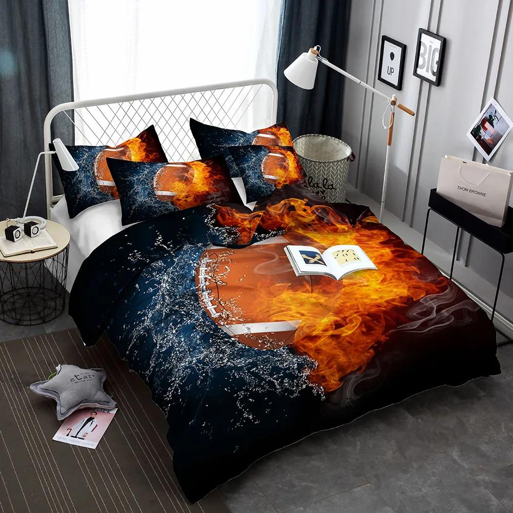 

Bedclothes Home Luxury King Size Bedding Set Duvet Cover Sets European And American Style Cute Bed Set Microfiber Fabric EU Single(135*200cm)3pcs