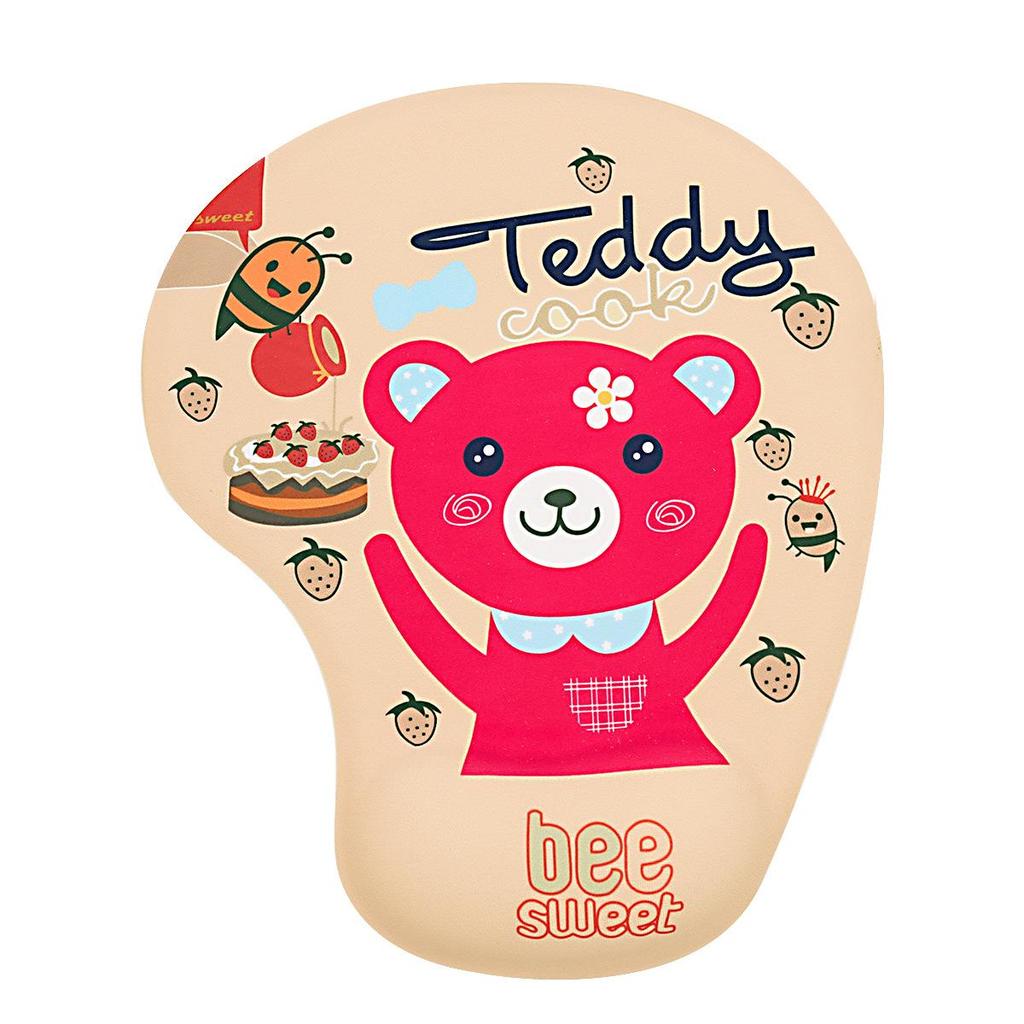Creative Cartoon Silicone Wrist Rest Mouse Pad & Keyboard Hand Rest - Cute Desk Mat