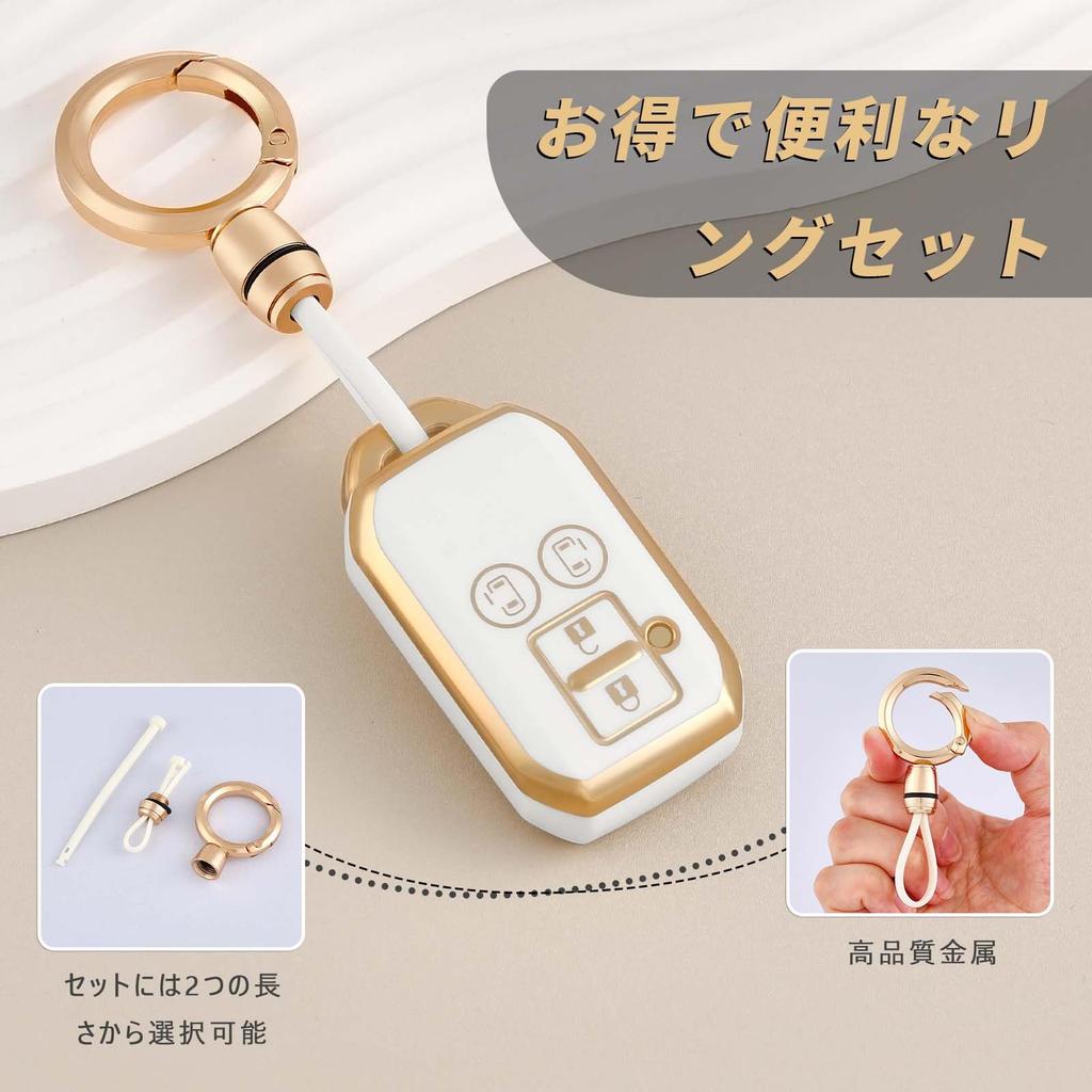 OFFCURVE Smart Key Case for Suzuki / Suzuki Key Cover, 4 Buttons, Shockproof, Scratch