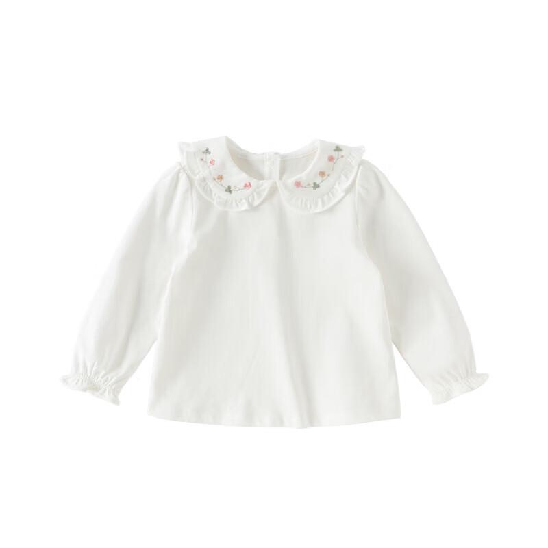 DAVE & BELLA Girls' Long Sleeve Cotton T-shirt