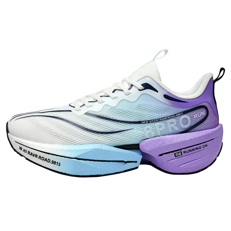 NEW Sports Running Shoes Men Marathon Breathable Comfortable Women Athletic Training Outdoor Sneakers Air Cushion Carbon Plate