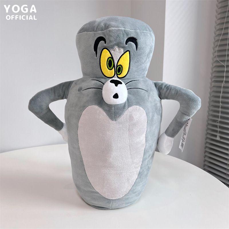 Adorable Tom And Jerry Deformed Plush Toy Doll Cuddly Cartoon Tom Cat Jerry Mouse Gift