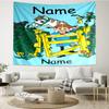 Custom Name Pippi Longstocking Print Tapestry, Backdrop, Easy Setup, Ideal for Bedroom, Office & Living Room, with Aesthetic Wall Hanging Decor.