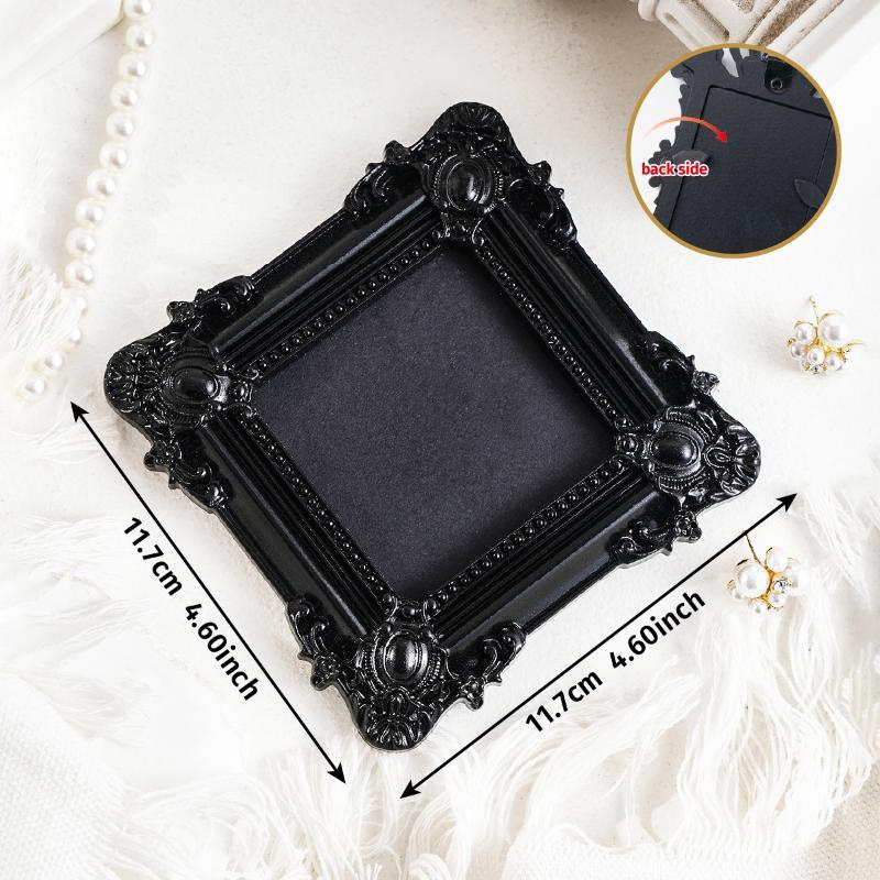 Hanging Mini Photo Frames Photographic Props Resin Vintage Picture Frame Wall Space Diy Baroque Ornate Decorative Frames Gifts