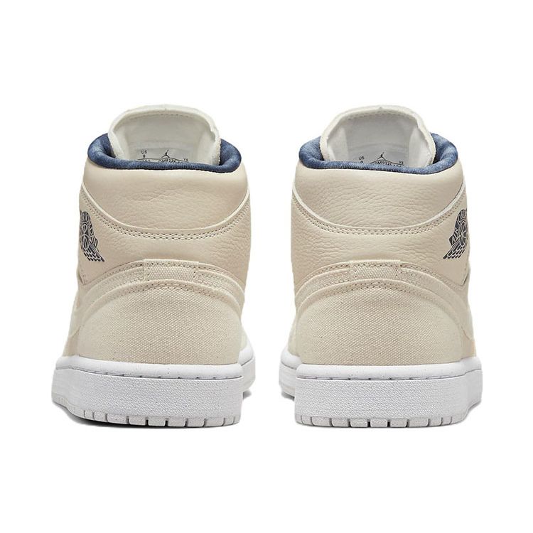 Air Jordan 1 Mid SE Sanddrift Women Sneakers White Summit-White Midnight-Navy DM9126-104