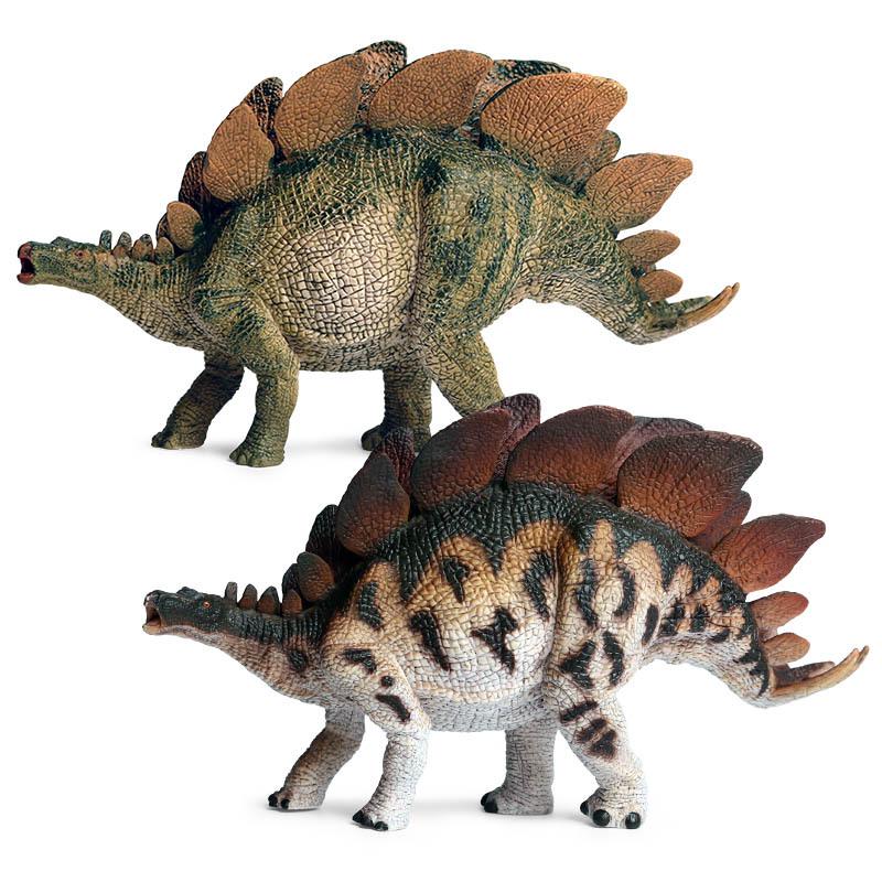 Cognitive Large Stegosaurus Solid Dinosaur Toy: Jurassic Simulation Animal Figure for Kids
