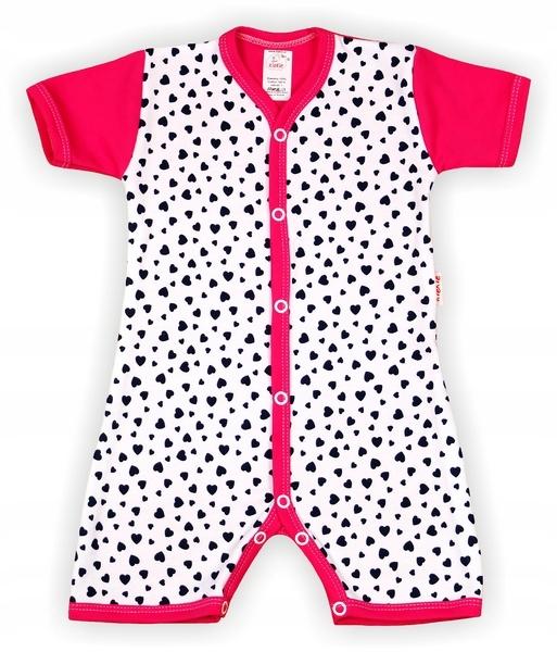 SHORT SLEEVE ROMPERS Hearts 68 KLEKLE