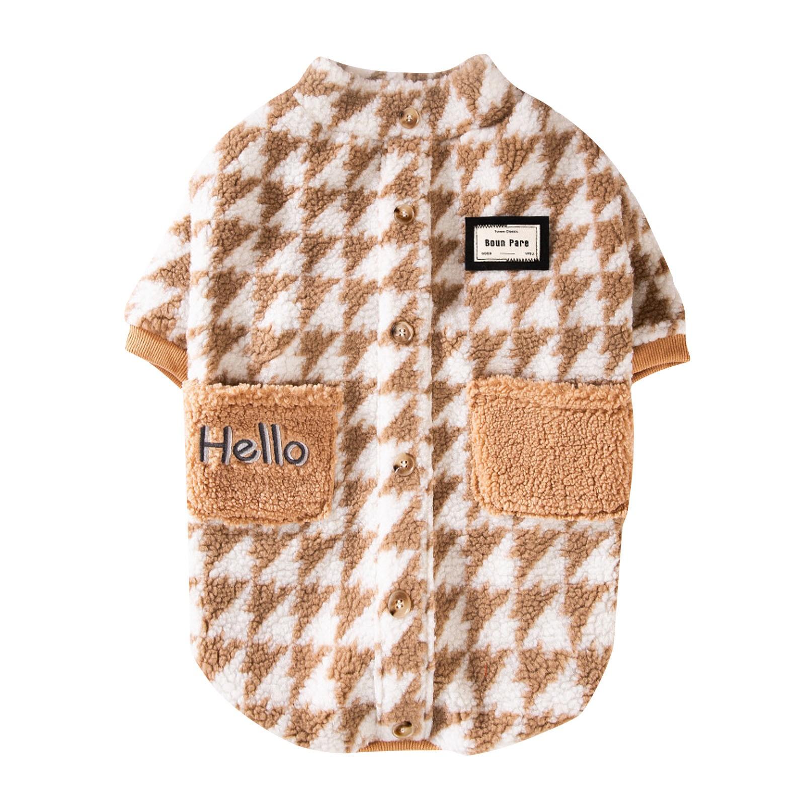 

Зимний флисовый жилет для больших собак, двубортное хлопковое пальто, одежда для домашних животных XXXXL