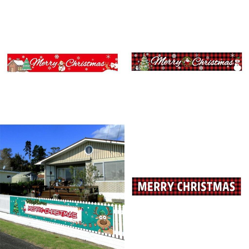 Steaguri Vibrante de Crăciun Pentru Decorațiuni Festive Bannere din Poliester în Formă Pătrată