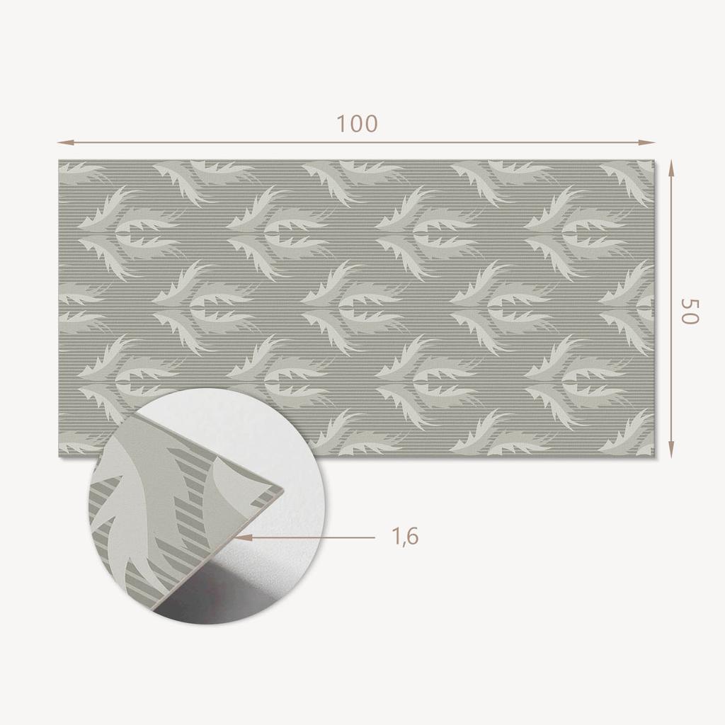 Panel Winylowy Samoprzylepny Idealny Do Wnętrz Nowoczesnych 100X50 Cm Stylowy Wzór Roślinny