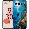 Diver Diving Phone Case For Google Pixel 9 8 7 6 Pro XL 8A 6A 7A 5G Soft Shockproof TPU Black Cover