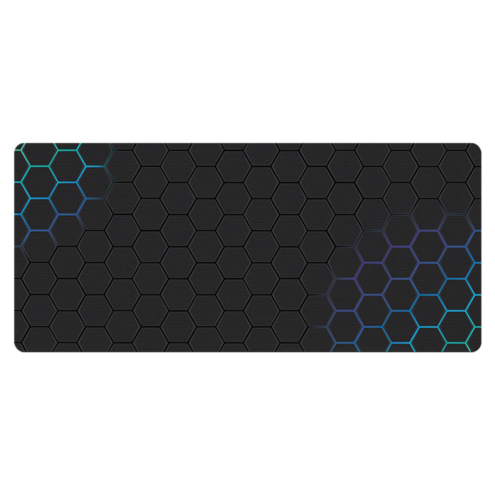 300x700x2mm Large Mouse Pad Honeycomb Pattern Anti-skid Rubber Desktop Mat