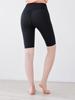 Women's Long High-Waist Quick-Dry Black Swim Trunks - Anti-Exposure, Five-Point, Sold Separately