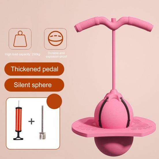 Jumping Ball Hoppers Toy for Kids Adults Bouncing Ball with Handle Kids Jumping Game for Balance Training Fitness Fun Exercise