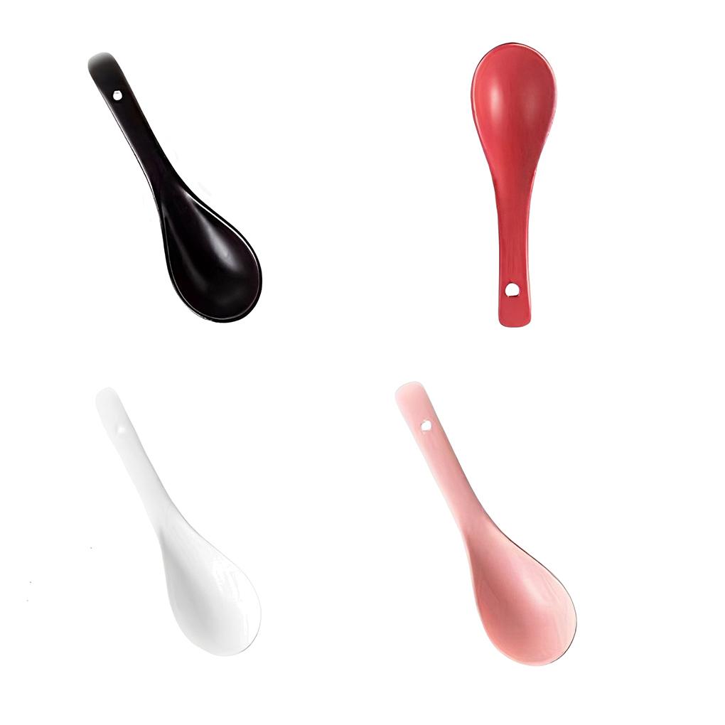 Ceramic Spoon Safe Tableware Multifunctional Coffee Soup Spoons Dinnerware Accessories Household Kitchen Home Supplies